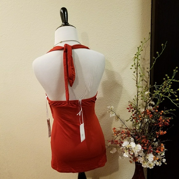 **SALE**Vertigo Paris Halter Cinnamon Halter Size Med - Picture 3 of 8